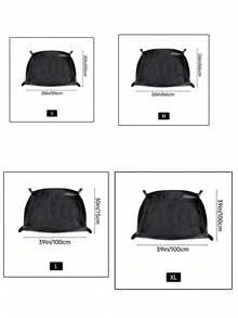 Various Sizes Black Foldable Gardening Mat, Waterproof Thickened PE Plant Repotting Mat, Indoor Succulent Care Use, Anti-Dirt Flower Pot Transplanting Mat, Easy To Clean Garden Storage Waterproof Fabric - A - View 9