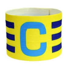 1Pc Football Armband, Three-Stripe Letter C Football Captain Armband, Elastic And Wear-Resistant - Adjustable Arm Strap - Sports Training Armband, Exclusive For Football Captains In Matches And Training - Three Striped C-shaped Armband - View 11
