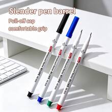 2pieces/4pieces Colour Erasable Whiteboard Marker Pens, Ultra-Fine 0.5mm, Teaching Office Stationery, Creative Color Markers, Water-Based Black Dry Erase Markers, Suitable For Halloween, Christmas, School Stationery, Professional Art Use - Multicolor - View 8
