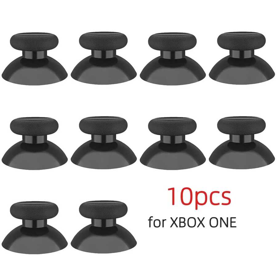 10 pièces Pièces de rechange universelles pour manette de jeu, capuchons de joystick analogique, poignées en caoutchouc, accessoires de réparation compatibles avec les manettes sans fil P*5 & Xb*X Series - Voir 1