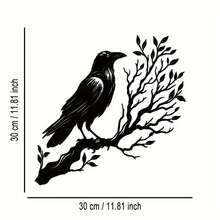 1 Stück elegante minimalistische Wandkunst aus Acryl mit antikem Baumast und Krähe, modernes handwerkliches Hängeschild, geeignet für Büro, Wohnzimmer, Schlafzimmer, Terrasse, Küche, Gartenwand, Ladenlobby, Café, Ballsaal und Bar, Landhaus- und Bauernhof-Dekoration, Wandornament, Einweihungsgeschenk, Feiertagsgeschenk, Geburtstagsgeschenk, abnehmbar und wiederverwendbar - A - Übersicht 8