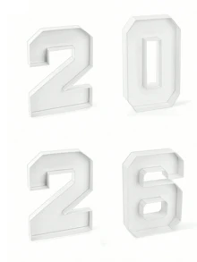 1pc 0-9 Numeric Shape Tray, Photography Prop, DIY Food Tray, Decorative Cardboard Number Box, Suitable For Elderly Birthday, Fruit, Cookies, Desserts, Cake Display, Graduation Ceremony, 1st Birthday, Family Gathering, Bridal Shower, Handmade - Multicolor - View 20