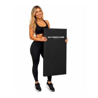 Colchonete Azul Preto Rosa Espuma Abdominal Macia Yoga Pilates Ginastica Fitness D50 90x45x2cm Treino