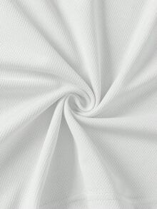 Playera Hombre Estampado Patrón Letras, Camiseta Manga Corta Corte Holgado Cuello Redondo para Exteriores Primavera Verano - Blanco - Ver 6