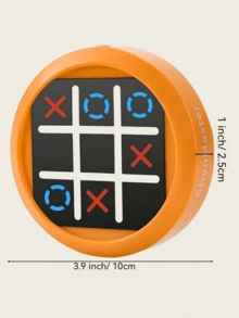 Children's 4-In-1 Tic Tac Toe Memory Training Game Toy Electronic Handheld Game Console Multiple Modes 2-Player Battle Speed Competition Intelligence Development Brain Training Fun Educational Game Parent-Child Interaction Family Party Suitable For 3-12 Years Old Boys And Girls Holiday Birthday Back To School Gift - 彩色 - 查看 2