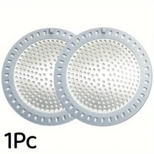 1個廚房水槽濾網，不鏽鋼排水過濾器附矽膠邊緣，浴室防堵塞水槽塞 - 彩色 - 查看 2