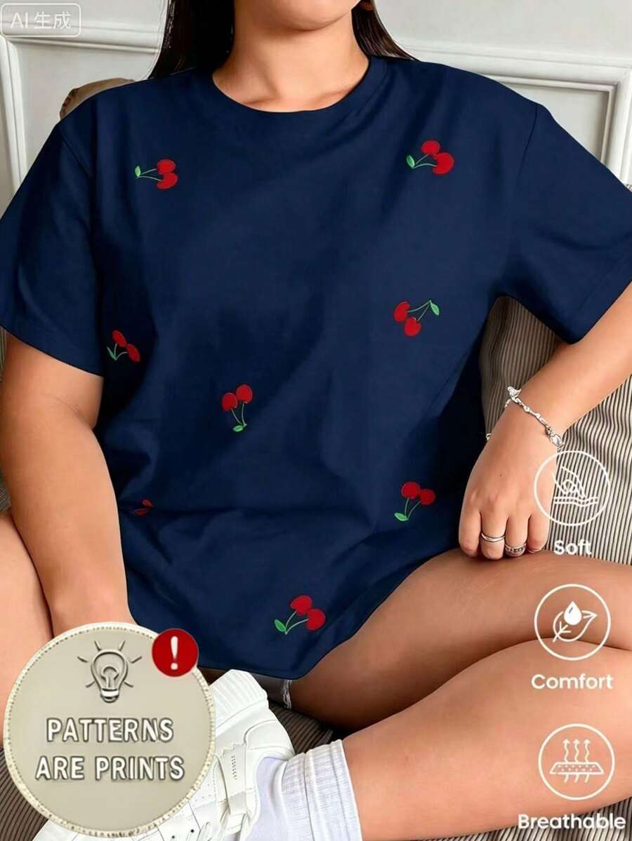 Women T-Shirts - Biru tua - View 1