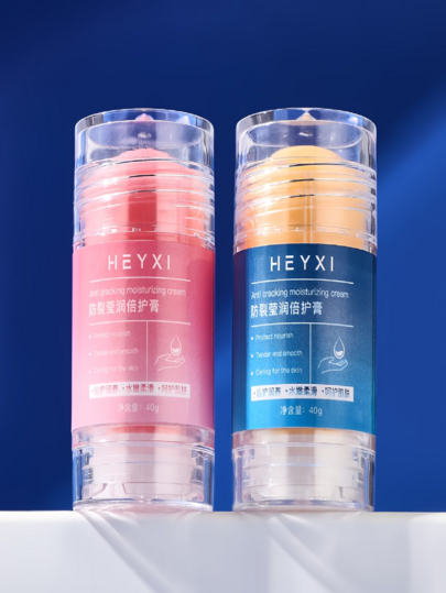 HEYXI 1 buah Krim Kaki Aroma Persik dan Jeruk - Melembapkan Kaki dan Tangan Kering dengan Gliserin dan Vitamin E, Desain Stik, Portabel dan Mudah Digunakan, Efek Melembapkan dan Menghidrasi yang Luar Biasa, Kelembapan Tahan Lama, Penggunaan Serbaguna, Cocok untuk Tangan, Tumit, Pergelangan Kaki, Siku, dan Area Kering Lainnya, Penggunaan Sehari-hari