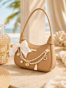 Women's Shoulder Bag, Fashionable And Versatile, Perfect Accessory For Wedding And Travel Seasons, Can Hold All Essentials - Multicolor - View 5