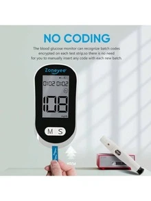 Glucometer Kit: 1 Meter + 50 Test Strips + 50 Probes. , Smart Kit Without A Chip For Greater Convenience. - View 3