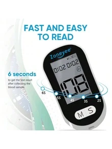 Glucometer Kit: 1 Meter + 50 Test Strips + 50 Probes. , Smart Kit Without A Chip For Greater Convenience. - View 5