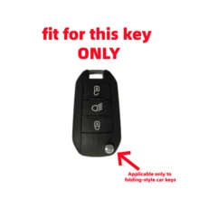 鑰匙遙控器保護套/鑰匙殼/鑰匙套/鑰匙圈 適用於 Peugeot 208 308 408 508 2008 3008 4008 以及 C4 Cactus Picasso C4L C5 C5 - 彩色 - 查看 6