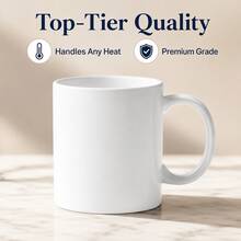 Taza de café con un bonito estampado de brownie y helado, perfecta para parejas como regalo de cumpleaños asequible. Taza de cerámica única, apta para lavavajillas y con un estilo novedoso. - Blanco - Ver 2