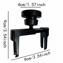 1pc Upgraded Magnetic Car Phone Holder, Anti-Shake Air Vent Dual Lock Clip Design, Protects Car Interior, Slim Compact Fast Magnetic Attachment, Essential For Daily Driving And Travel, Hands-Free Driving, Suitable For Road Trips, Father's Day, Graduation Season, Summer - W41 - View 6