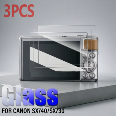 3 miếng dán bảo vệ màn hình, tương thích với máy ảnh G5X2/G5X/G9X2/G9X/G7X2/G7X2 II, kính cường lực siêu mỏng 0.3mm độ cứng 9H - màng bảo vệ màn hình LCD độ phân giải cao, chống trầy xước, bóng, dễ lắp đặt, trong suốt.