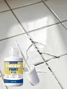 White Tile Repair Paint, Waterproof Coating For Scratches, Wear And Cracks, Multi-Purpose Repair And Refurbishment For Toilet/Bathtub/Tile/Ceramic Glazed Surfaces, Moisture-Proof, Mold-Resistant, Anti-Yellowing - Repair Paint - View 2
