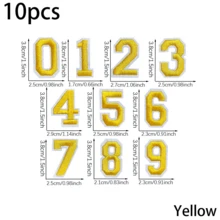 10/20/30pcs Multicolored Embroidered Number Patches, Combination Number Clothing Patches For DIY Decoration On Shirts, Skirts, Pants, Hats, Jeans - Multicolor - View 16