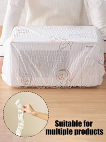 Universal Full Wrap Disposable Non-Woven Luggage Cover, 2-In-1 Dust & Rain Suitcase Protector, Portable Travel Accessory For Airport Trip, Summer Vacation & Winter Storage - Multicolor - View 5