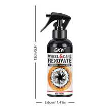 GKW Efficient Wheel Cleaning Spray | Multi-Purpose Rim And Wheel Hub Iron Powder Remover | Easy-To-Use Trigger Nozzle | Restore Shine And Protect Wheels From Corrosion | Suitable For All Vehicle Models - 100ml - View 10