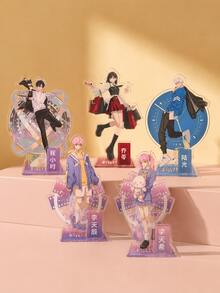 1 件 Link Click 商品 - Charles、Lucas、Rin/Rin 公仔 - 李天辰、李天熙 3 个主要角色立牌 - 动漫商品、家居装饰、完美礼物、生日礼物、理想礼物、惊喜礼物、节日礼物、季节性礼物、圣诞节礼物、万圣节礼物 - 彩色 - 查看 2