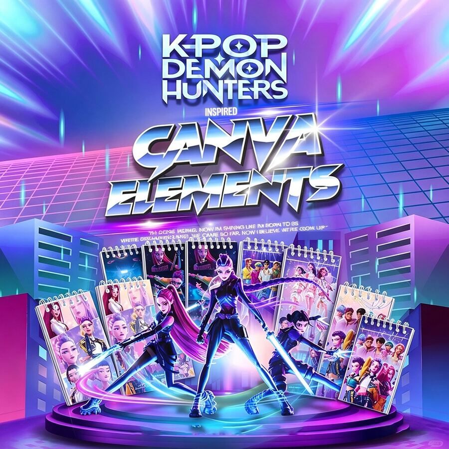 K-Pop New 100PCS Cartoon Notebook K-Pop Cute Anime Figure Image Portable Spiral Notebook 24 Page - Multicolor - View 1