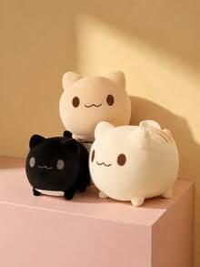 1 件 2025 新品 - 微笑猫毛绒公仔 - 可爱小脸 - 毛绒公仔 - 完美礼物 - 生日礼物 - 理想礼物 - 惊喜礼物 - 节日礼物 - 季节性礼物 - 万圣节礼物 - 圣诞节礼物 - 礼物 - 公仔 - 公仔 - 彩色 - 查看 3
