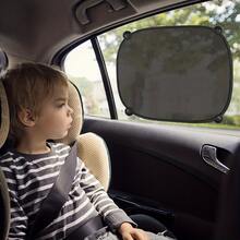 2pcs Baby Car Seat Sun Shade, Child Car Window Curtains, Black Mesh Back Seat Side Window Sunshade, Transparent And Breathable Design, Does Not Block Vision Or Interfere With Window Operation, Suitable For Shading And Mosquito Protection For Babies And Children In Cars - Black - View 10