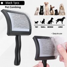 1pc Pet Grooming Comb For Dogs And Cats, Fast Deshedding Comb To Remove Loose Hair And Tangled Fur, Removes Floating Hair - Multicolor - View 15