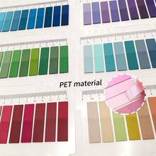 1pc Gradient Color Index Tab Sticky Notes, Reusable Writable Page Marker Flags With Ruler, Loose-Leaf Notebook Divider Labels, Multi-Color Book Marking Stickers, Suitable For Office, School, Journal Classification School Supplies - one-size - View 6