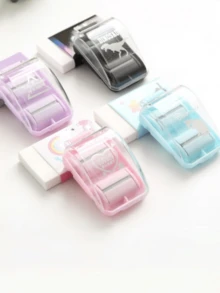 2pcs Desktop Eraser Cleaner Mini Small Pencil Shavings Cleaner Portable Cute Eraser Dust Collector For Elementary Students Desk - A - View 8