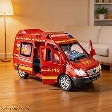 1pc City Car Simulation Toy: 4 Models To Choose From, Doors Can Open, Exquisite Appearance; Children's Favorite; Children's Toy Gift - Multicolor - View 10