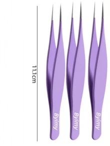 Byimy Brand Ultra-Sharp Cell Tweezers For Acne, Makeup, Eyebrow Grooming, Eyelash Extension, Blackhead Removal Beauty Tool - View 5