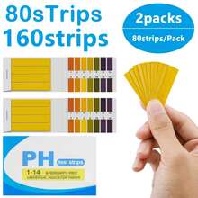 80/160pcs Universal PH Test Strips - Millin Paper-Based PH Soap Making Test Strips - Suitable For Water, Wine And Soil - Multicolor - View 6