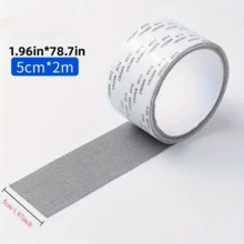 Window Mesh Repair Tape, Self-Adhesive Strong Mesh Patch, 5cm Wide X 2m Long, Ideal For Hole Repairs, Durable Window Covering Fix - Multicolor - View 10