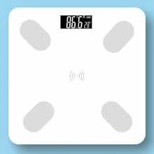 Intelligent Electronic Weight Scale, Tempered Glass, Rounded Anti-Collision Design, With Body Fat Monitoring Function, Powered By 2 AAA Batteries (Without Batteries), Unisex, Suitable For Home And Office Use. - Multicolor - View 11