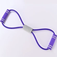 1pc 6-Tube Resistance Band With Handle, Multi-Function Yoga Foot Pedal Stretcher, Suitable For Abdominal/Waist/Arm/Leg Stretching And Shaping Exercises, Applicable For Home/Outdoor/Gym Scenarios - Multicolor - View 12