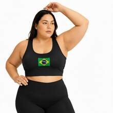 Preto com a Bandeira do Brasil