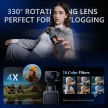 4K Pocket Camera For Vlog, 75MP Handheld Vlog Camera, 330° Rotating Lens, Wireless, With 64G TF Card, 1.72-Inch Touchscreen, Face Tracking, Tripod, Pocket Camera For Daily Recording - View 11