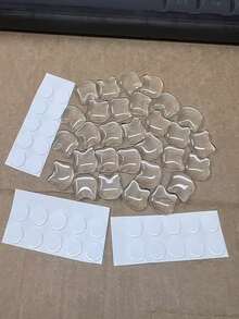 10/26pcs Cat-Shaped Transparent Keycaps - Glossy Cat Eye Design, /White Nail Button Covers, Suitable For QWERTY Typing, Compatible With PC/Laptop, Cute Computer And Cat Lover DIY Typing Aid, Keyboard Gaming, Fun Keyboard, Keyboard And Tablet Protection - View 7