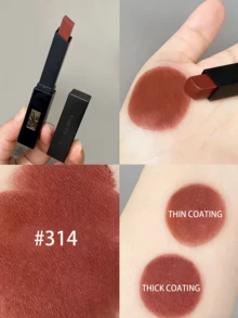 [旅行裝 1.2g]YSL Rouge Pur Couture #314 裸粉茶棕色霧面口紅，提亮、持久，適合通勤與約會等多用途 - #314 - 查看 2