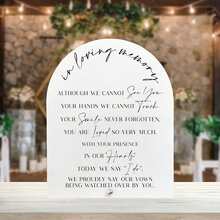 Elegant Acrylic Wedding Memorial Table Sign With Stand - Love Memory Decor, Modern Rustic Design, High-Quality Printed Text, Wedding Memorial Decoration | Sincere Tribute | Clear Readable Text, Anniversary Decoration Halloween Christmas Decor - View 3