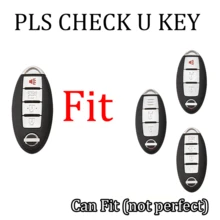 Luxury Gradient Pink Japanese Car Key Cover 4 Keys, Gradient Pink, Suitable For Altima Sentra Rogue Maxima Qashqai, Fashion Cute Automotive Accessories, Providing Replacement Machinery Parts Level Protection Hardware Key Shell Protector With Keychain - Gradient Pink Ring Design - View 4