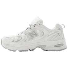 New Balance 530 Sneakers With Ribbon Laces In Silver Women Sneakers MR530AR | Modern Street Style, Comfortable All-Day - 灰色絲帶 - 查看 4