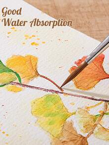 20/50 Sheets A4 Watercolor Paper, Cotton Textured White Blank Drawing Paper. Perfect For Students And Artists, Suitable For DIY Crafts, Sketching, Handwriting And Watercolor Painting. High Quality Paper, Suitable For School, Office And Back To School Use - Watercolor Paper - View 2