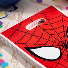 Marvel 1set/10pcs Bolsas de regalo para fiesta de cumpleaños de Spider Man, Bolsas de dulces de Spider Man, Bolsas de dulces, Suministros para fiesta de cumpleaños, Y decoraciones, Regalos perfectos para cumpleaños y días festivos Regalo de Año Nuevo, Regalo del Día de San Valentín, Regalo de Pascua - Ver 3