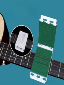 1 buah Kain Pembersih Senar Gitar Berkualitas Tinggi untuk Gitar Folk, Gitar Listrik, Ukulele, Penghilang Karat, dan Pembersih Senar - MultiWarna - View 6