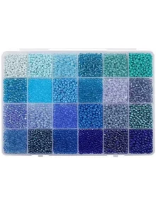 3000pcs/Box Dopamine Color Macaroon Beads Jewelry Making Kit - Multicolor - View 17