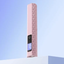 LED美甲燈附LCD顯示螢幕，USB充電式無線美甲燈條，可攜式智能定時螢幕凝膠美甲烘乾燈，快速固化凝膠指甲油、壓克力與接長美甲，適合居家、美甲沙龍與旅行的精巧美甲工具 - 彩色 - 查看 15