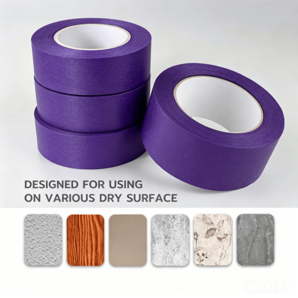 7 Rolls High Adhesive Masking Tape, Multiple Colors Available, Residue-Free Easily Torn, Suitable For Wall Painting, Art Painting Frames, Scrapbooking, Packaging And More Scenarios