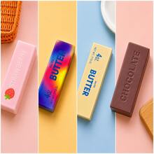 Realistic Butter Stick Shaped Slow Rebound Squeeze Toy, Ultra Soft Creamy Texture, Stress Relief, Realistic Salted Butter Design, Helps Sensory Relaxation, ASMR Friendly Slow Rebound Squeeze, Suitable For Office Desk Relaxation, Portable Lightweight Easy To Carry Anxiety Relief Tool, Cute Relaxing Desk Decor, For Stress Management - View 4